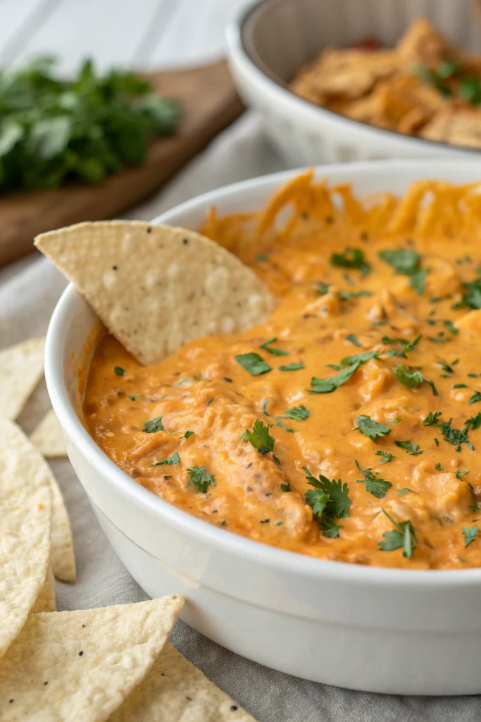 Cheesy Crock Pot Buffalo Chicken Dip Recipe