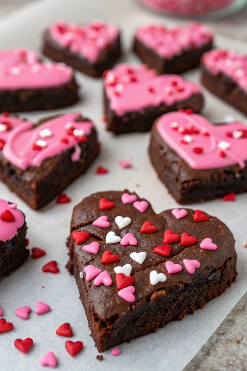 Heart Shaped Brownies Recipe