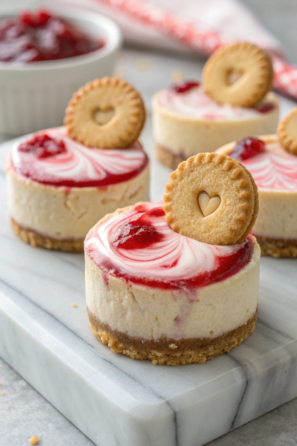 Mini Jammie Dodger Cheesecakes Recipe