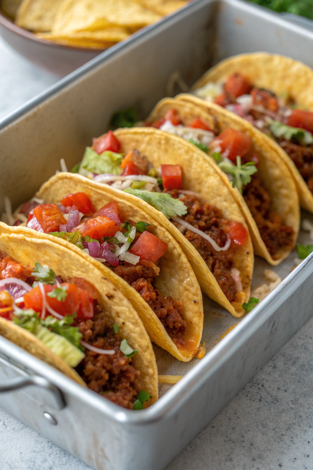 Oven-Baked Cheesy Tacos Recipe