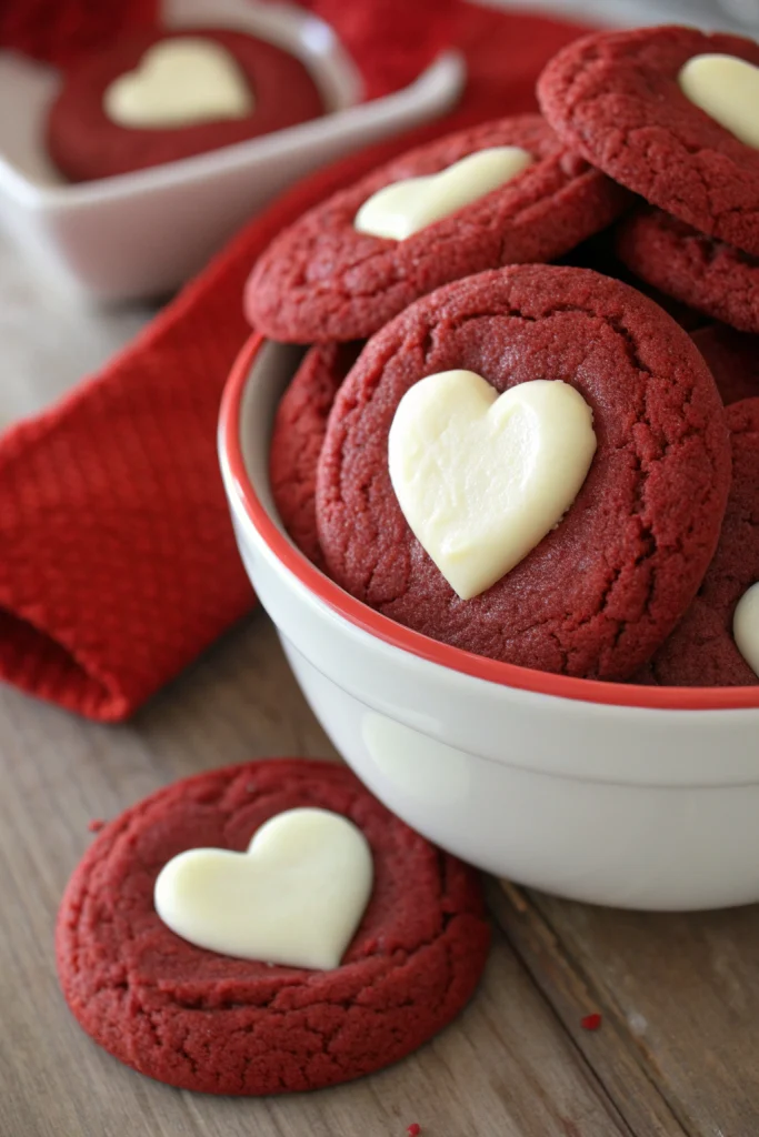 Red Velvet Heart Cookies Recipe