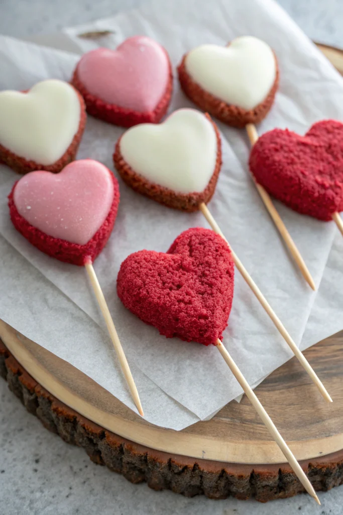 Red Velvet Heart Pops Recipe