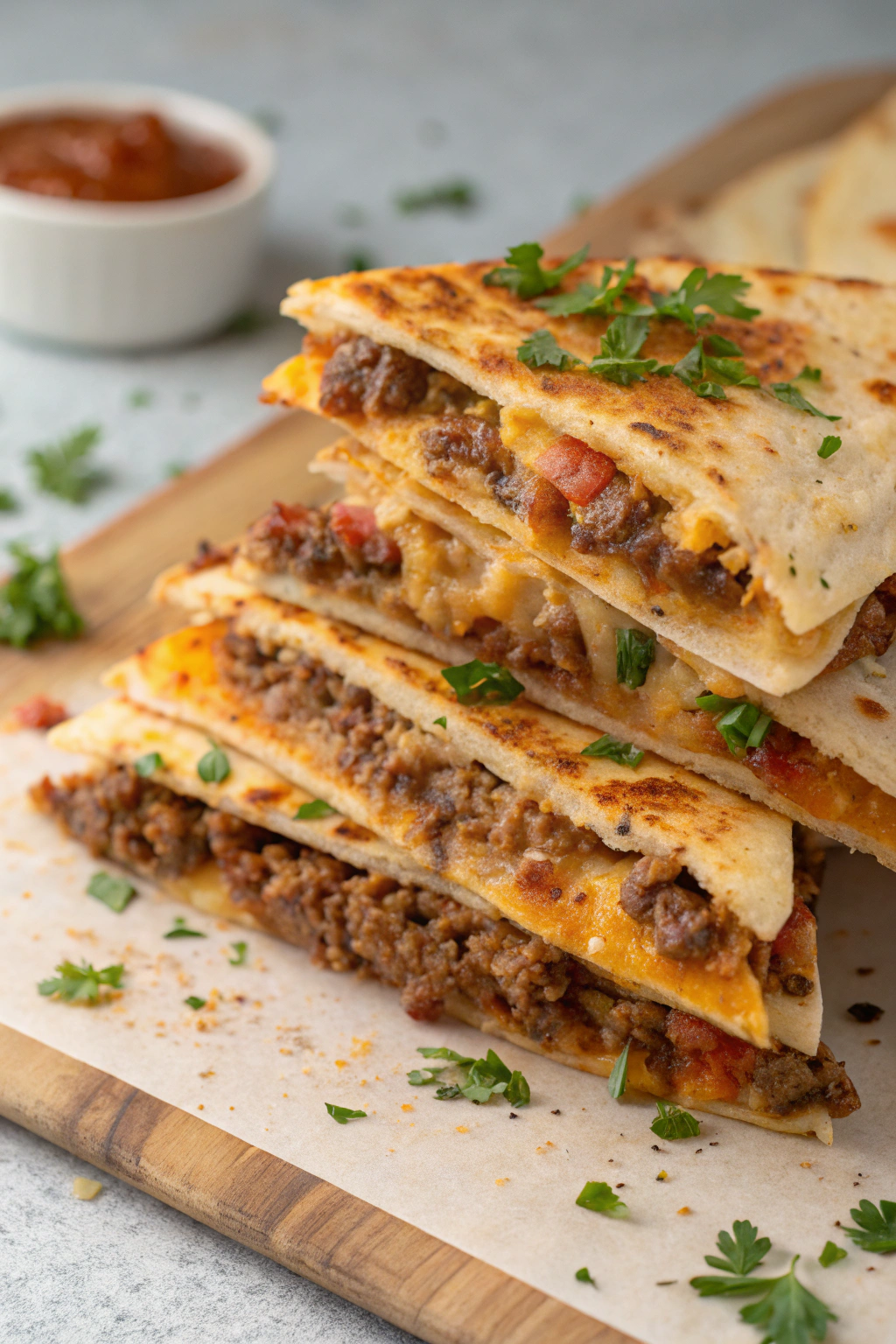 Smashburger Quesadillas Recipe