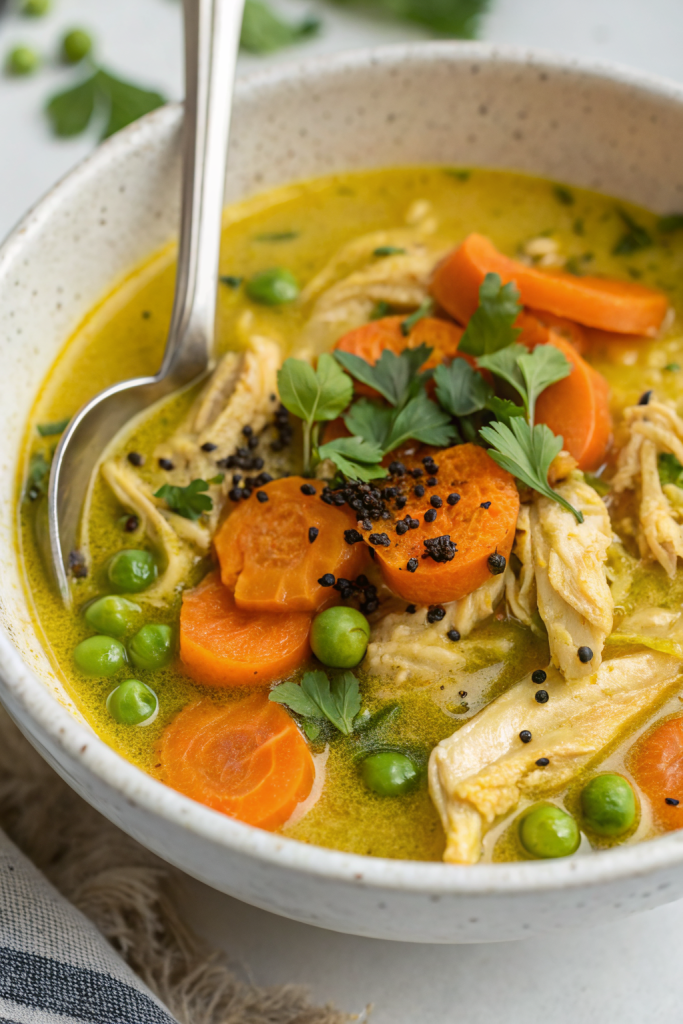 Anti Inflammatory Turmeric Chicken Soup Recipe