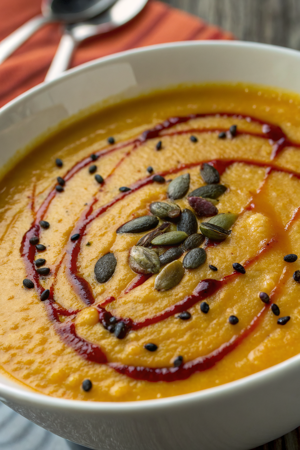 Autumn-Spiced Roasted Pumpkin Soup Recipe