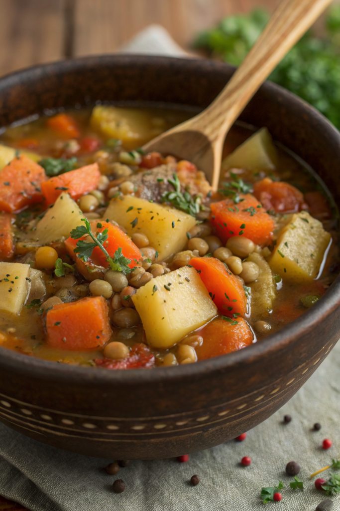 Hearty Lentil and Potato Soup Recipe