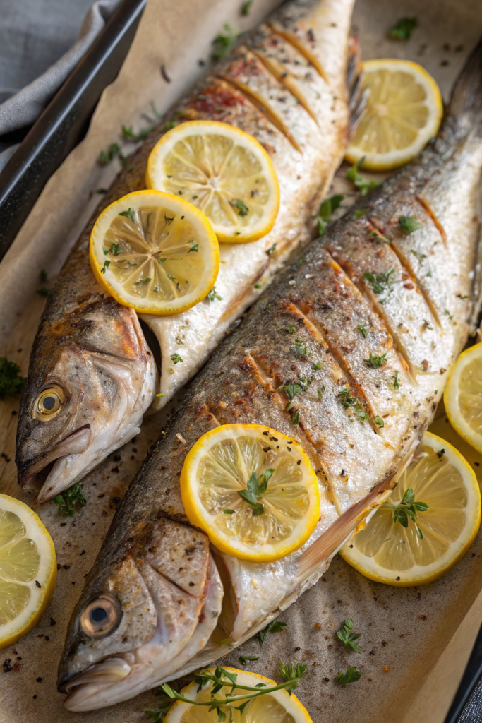 Oven Baked Whole Yellowtail Snapper Recipe