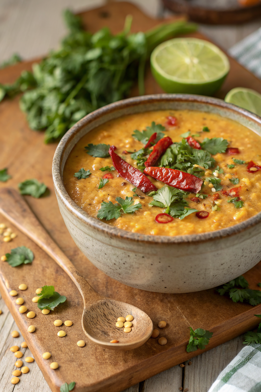 Simple Thai Coconut Red Lentil Soup Recipe