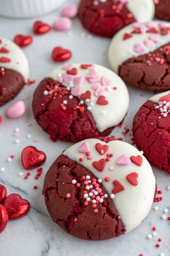 Valentine's Day Red Velvet Cookies Recipe