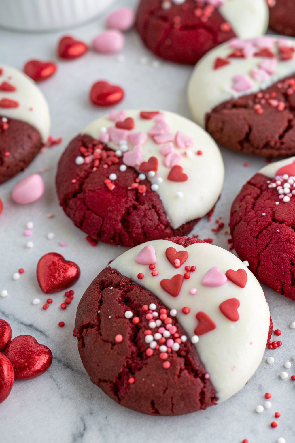 Valentine's Day Red Velvet Cookies Recipe