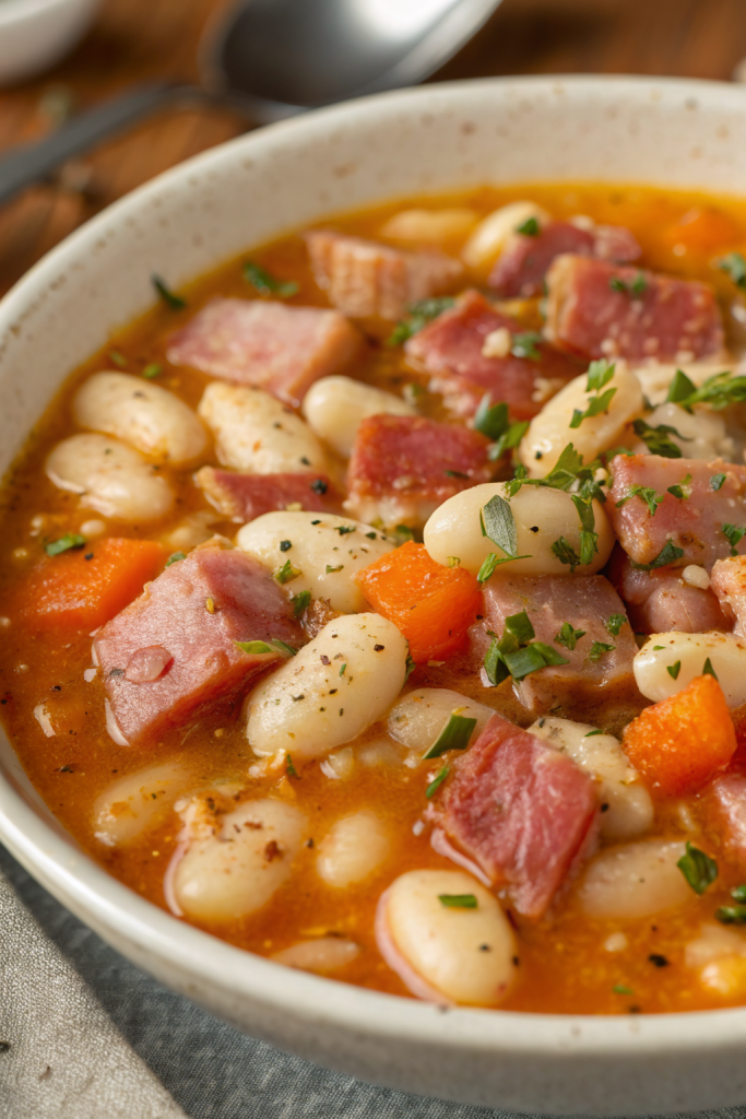 White Bean and Ham Soup Recipe