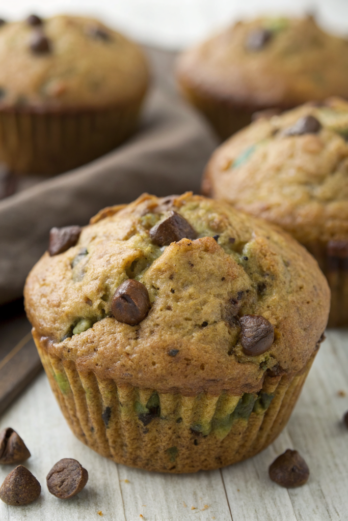 Chocolate Chip Zucchini Muffins Recipe