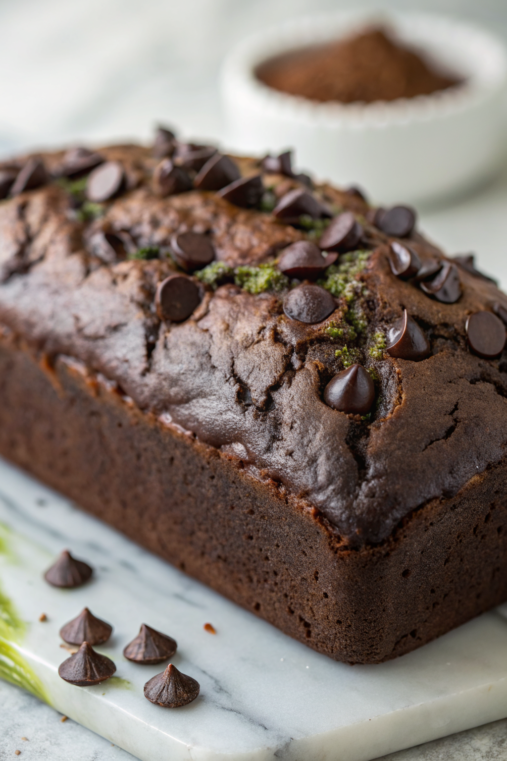 Chocolate Zucchini Bread With Sour Cream
