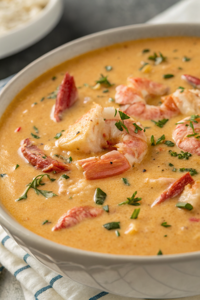 Crab and Shrimp Seafood Bisque