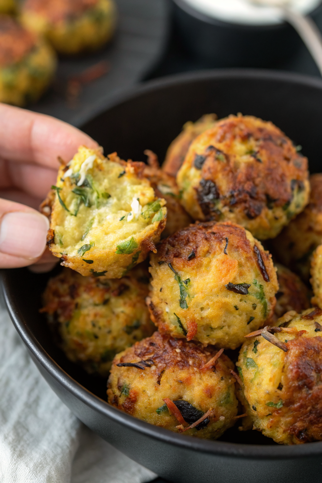 Crispy Baked Zucchini Tots Recipe