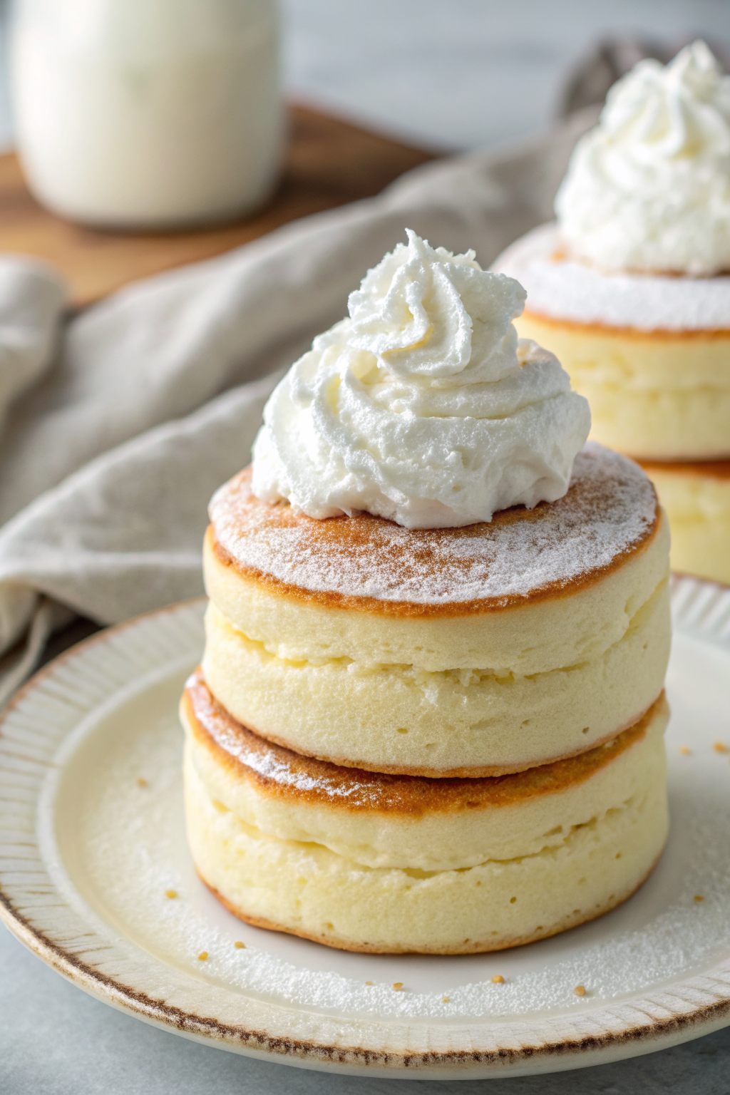 Fluffy Japanese Souffle Pancakes Recipe