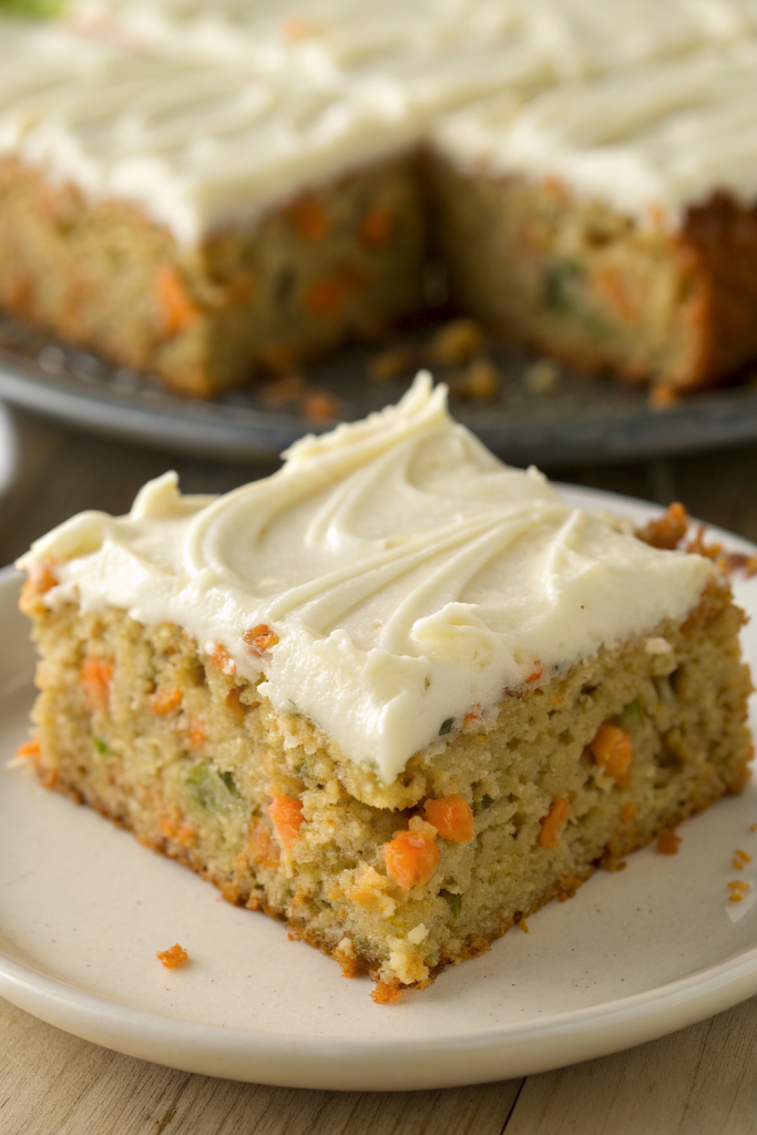 Frosted Zucchini Spice Bars Recipe