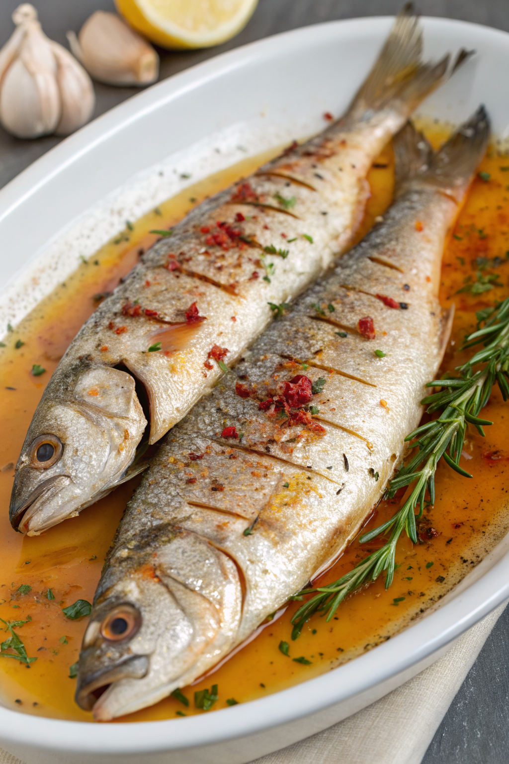 Red snapper with creamy Creole Sauce