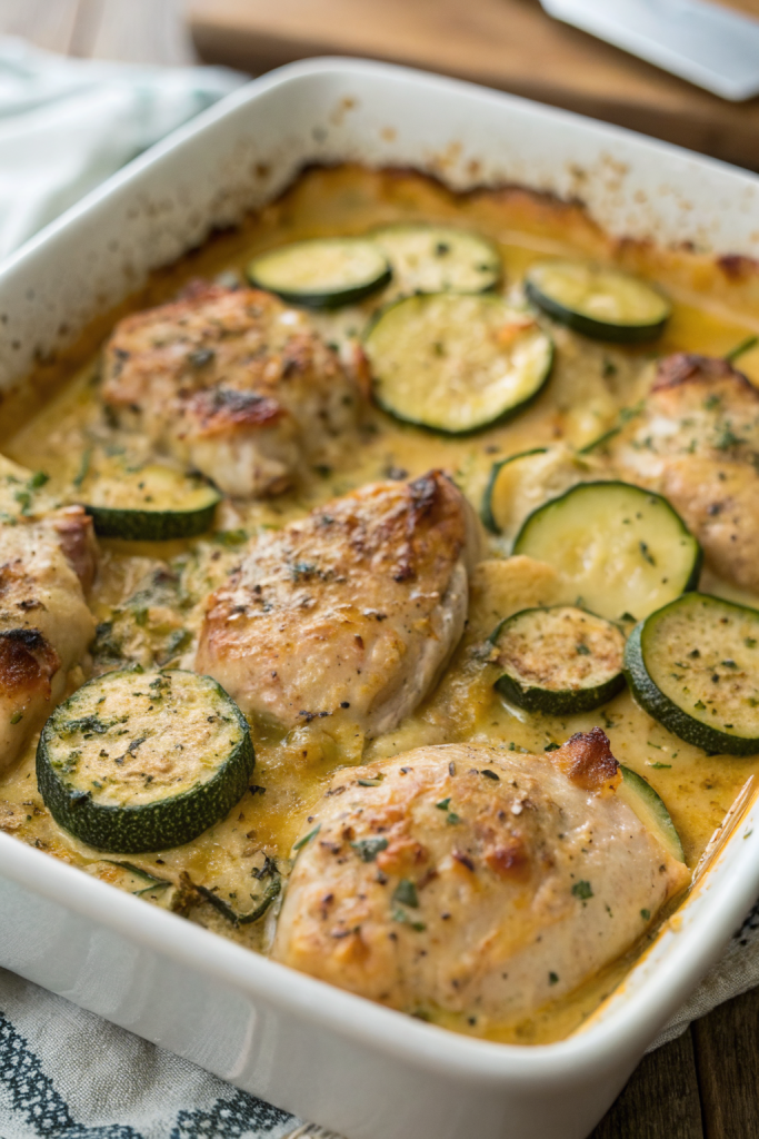 Tasty Chicken Zucchini Bake Recipe