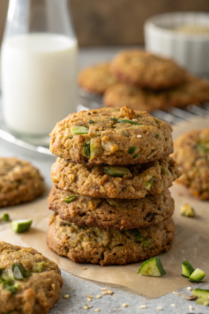 Zucchini Bread Breakfast Cookies