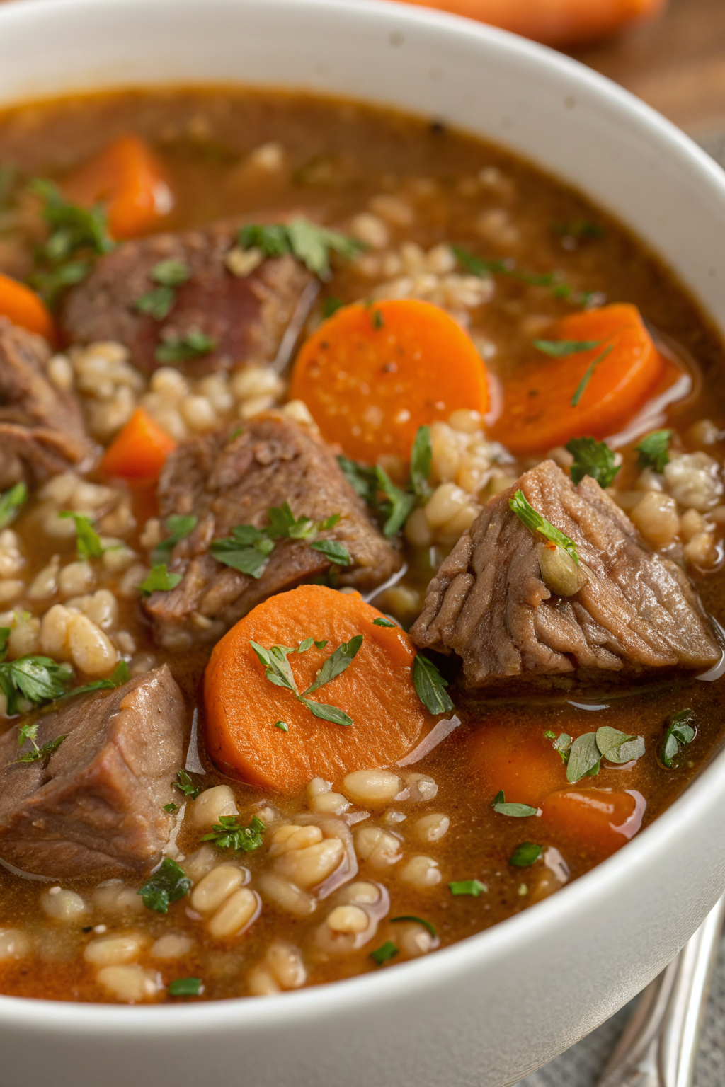 Beef Barley Soup Recipe