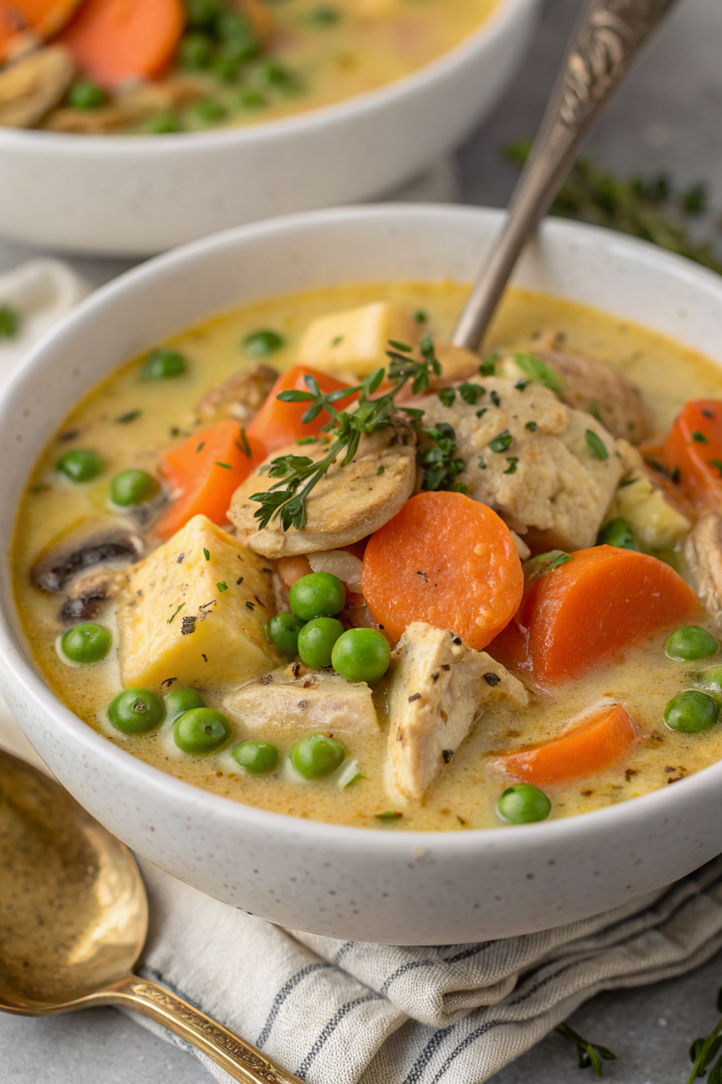 Chicken Pot Pie Soup Recipe