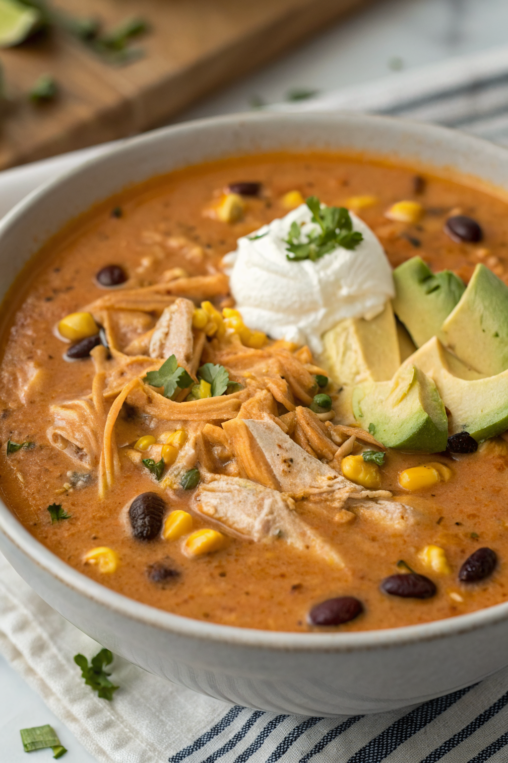 Creamy Chicken Enchiladda Soup Recipe