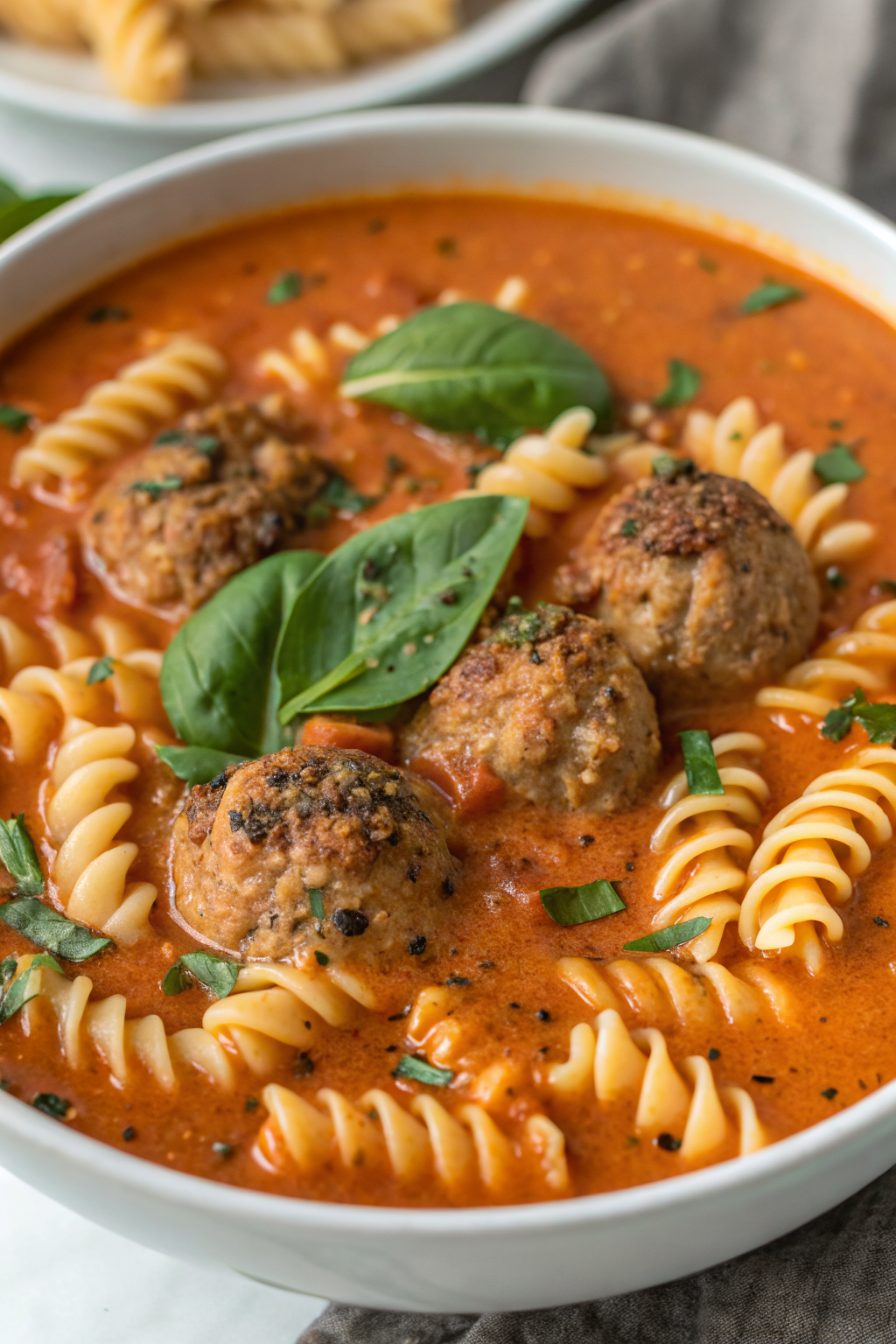 Creamy Italian Meatball Soup Recipe