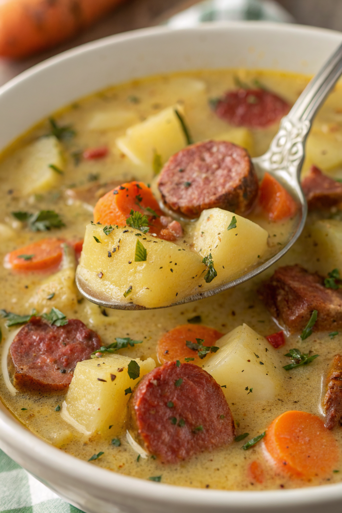 Creamy Sausage Potato Soup Recipe