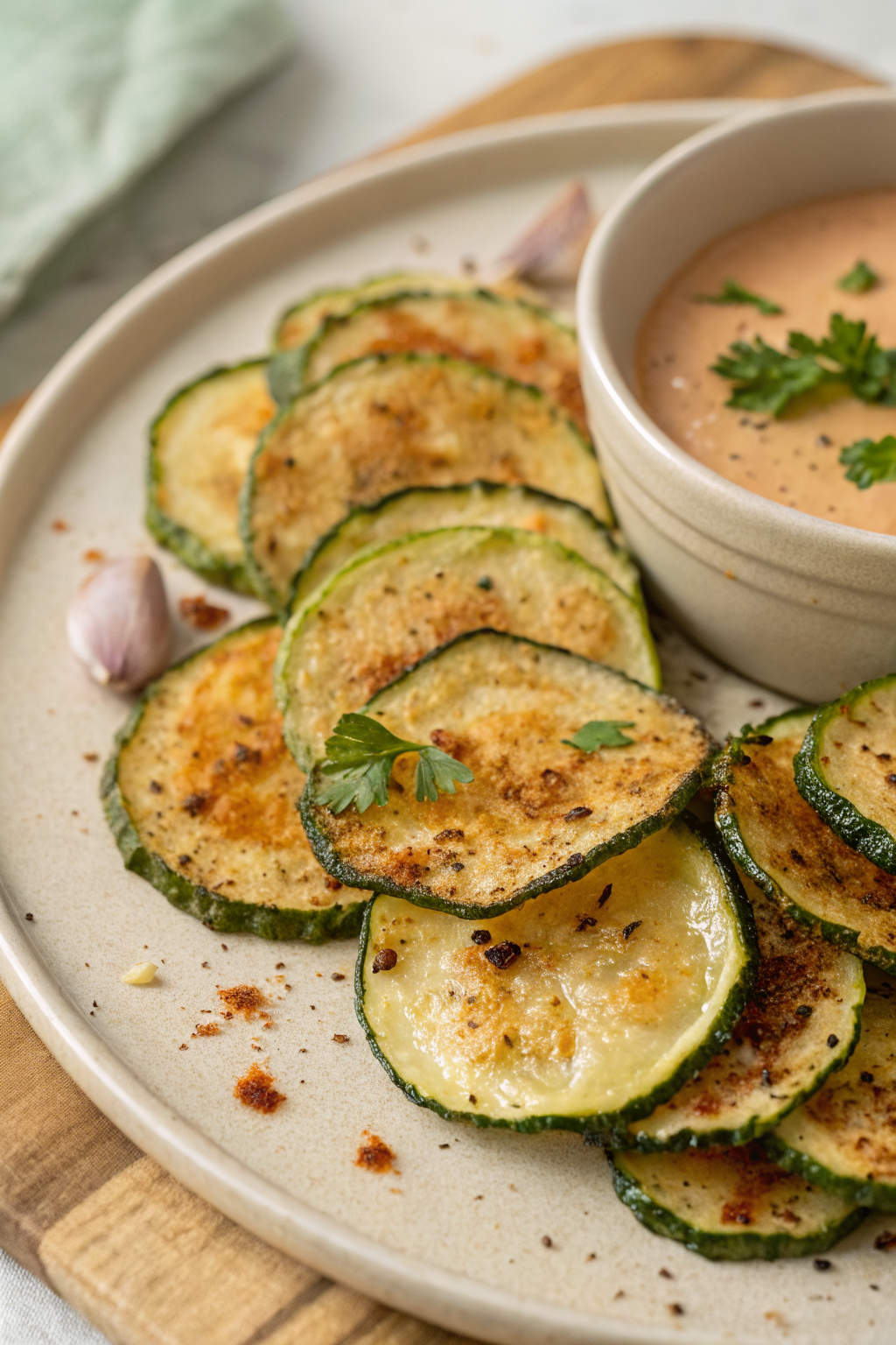 Crispy Baked Zucchini Chips Recipe