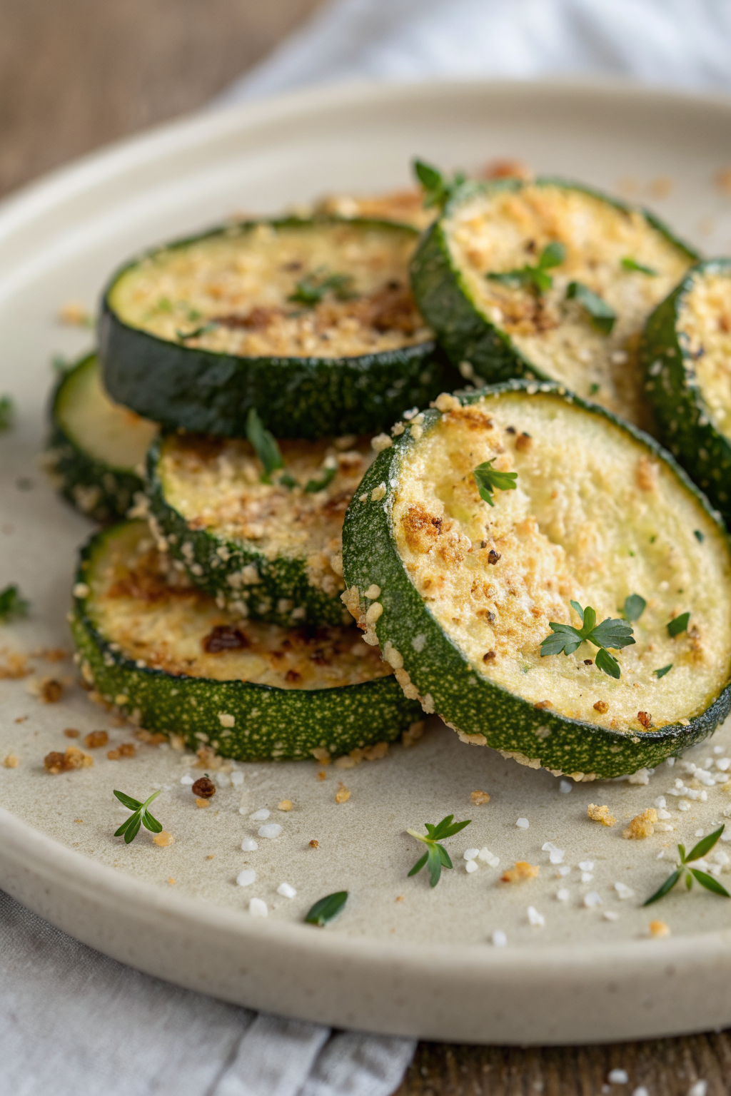 Crispy Pan Fried Zucchini Recipe