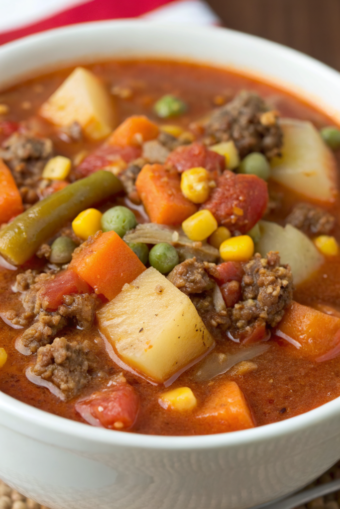 Crockpot Vegetable Beef Soup Recipe