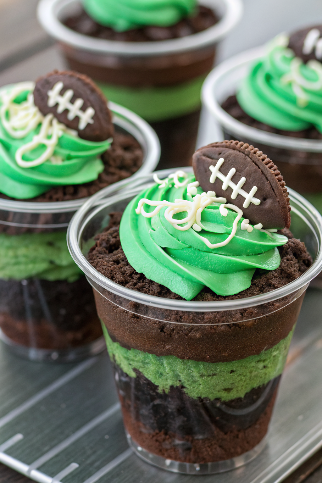 Football Dirt Cups Recipe