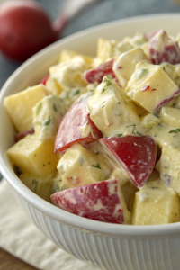 Healthier Red Skin Potato Salad