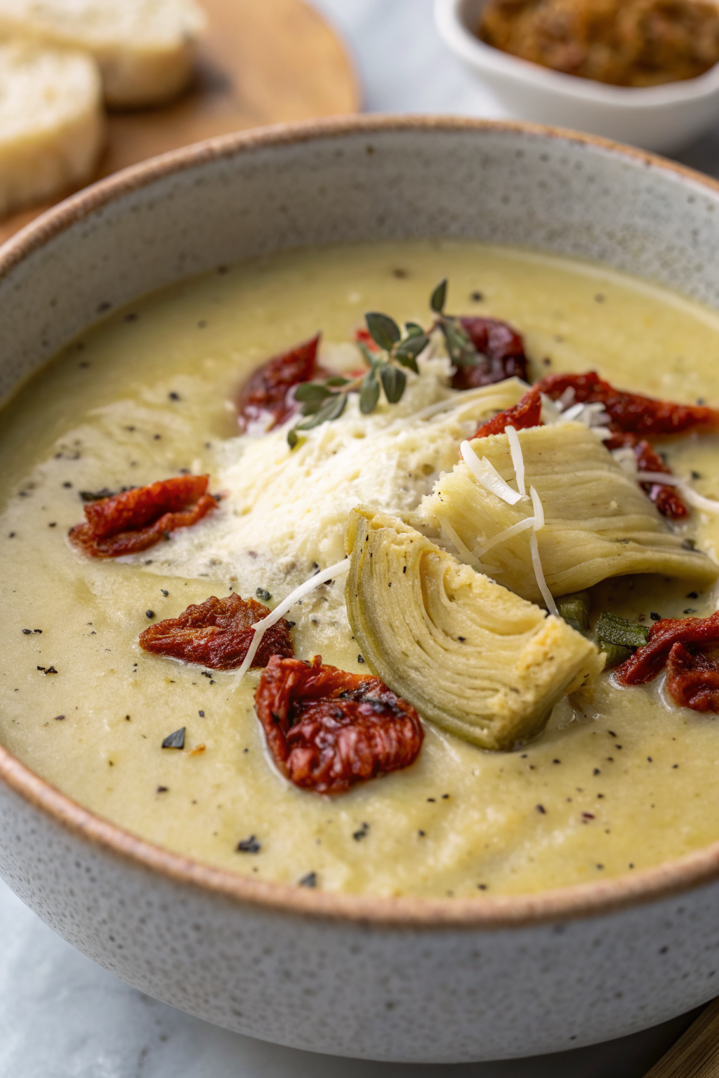 Healthy Tuscan Artichoke Soup Recipe