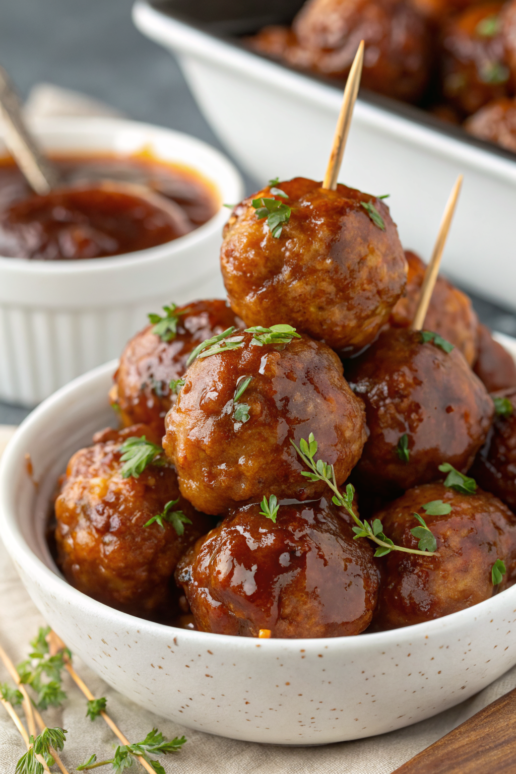 Honey BBQ Crockpot Meatballs Recipe