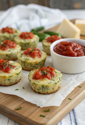 Italian Zucchini Garlic Bites Recipe