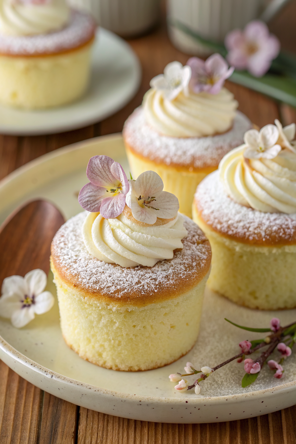 Japanese Cotton Cheesecake Cupcakes Recipe