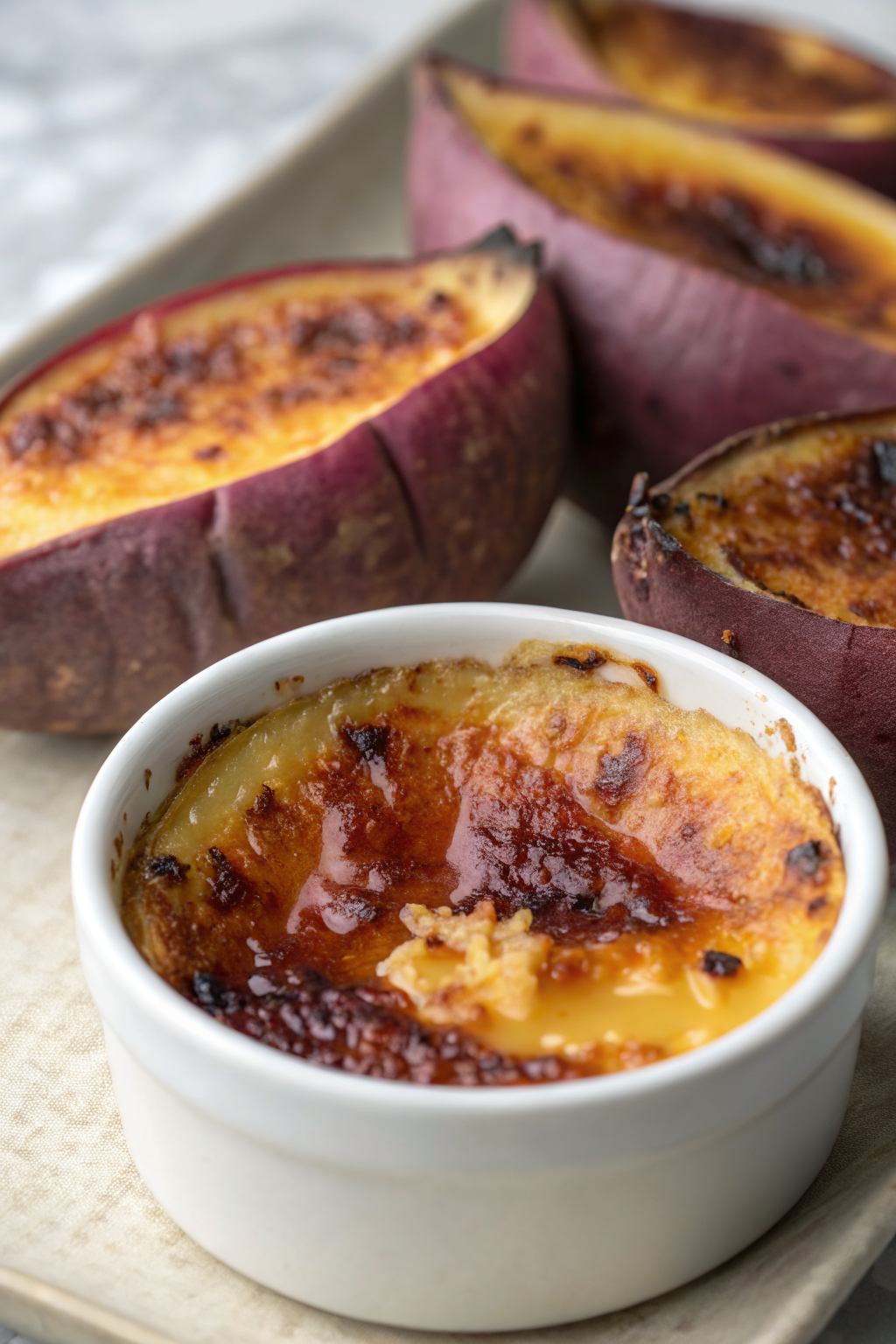 Japanese Sweet Potato Creme Brulee Recipe