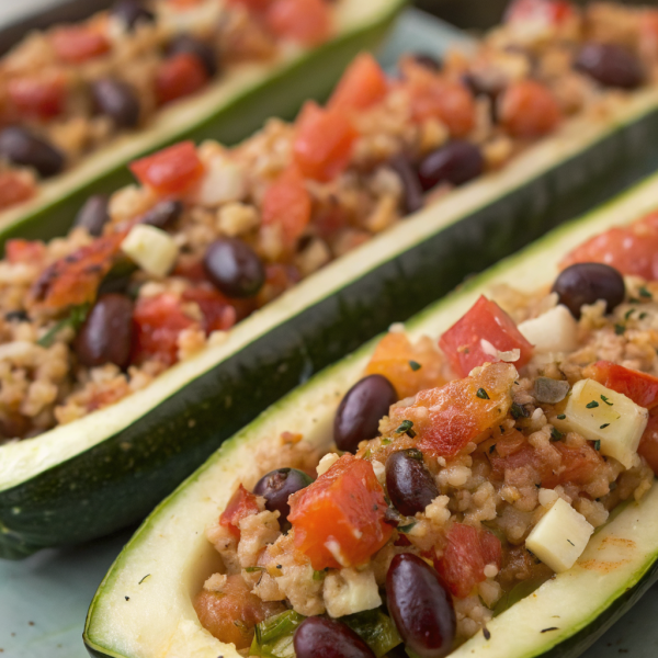 Mediterranean Stuffed Zucchini Recipe