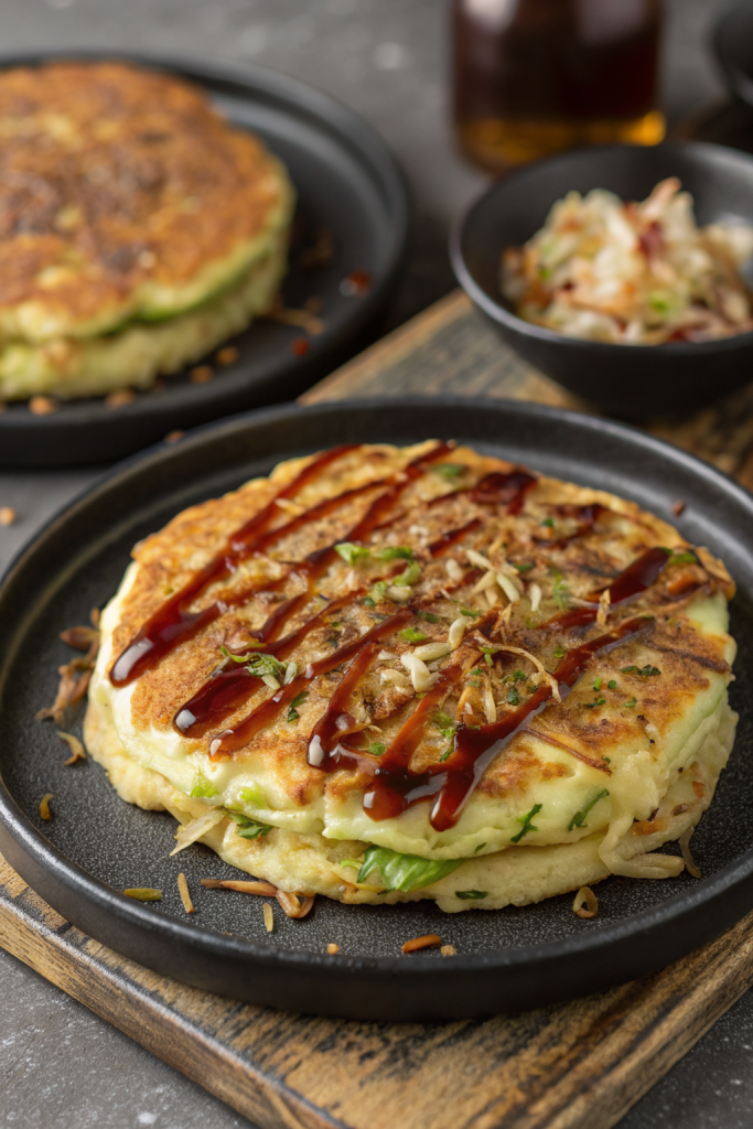 Okonomiyaki Japanese Pancakes Recipe