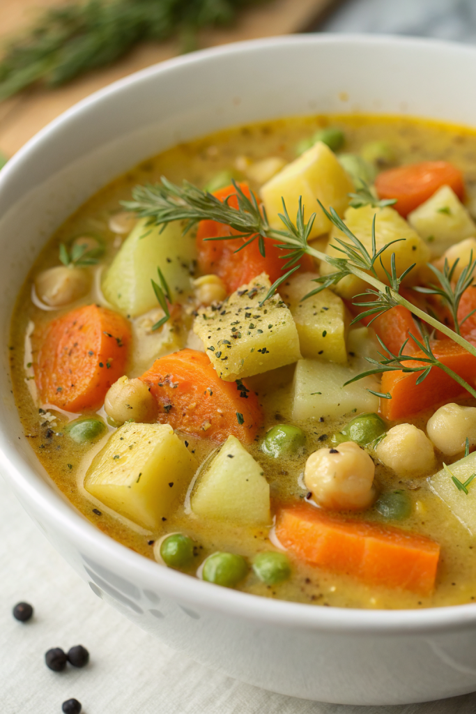 One-Pot Creamy Vegetable Soup Recipe