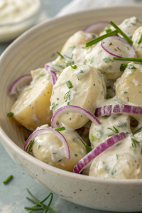 Sour Cream and Onion Potato Salad