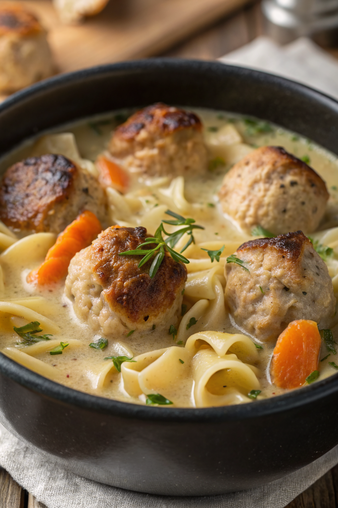 Swedish Meatball Soup Recipe