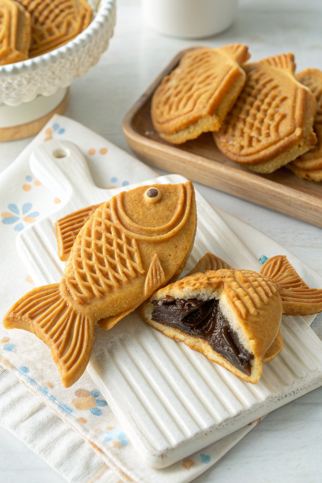 Taiyaki Japanese Fish Dessert Recipe