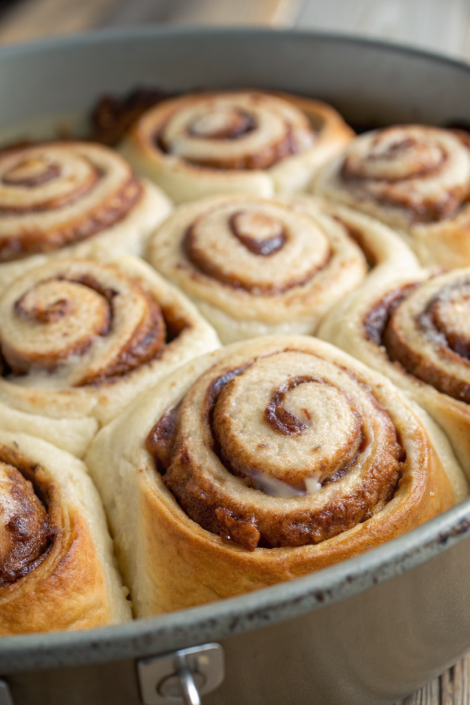 Apple Cinnamon Rolls with Brown Butter Maple Icing