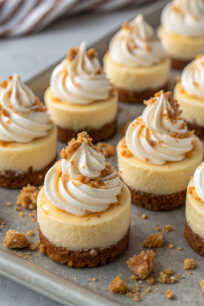 Apple Crisp Mini Cheesecakes Recipe