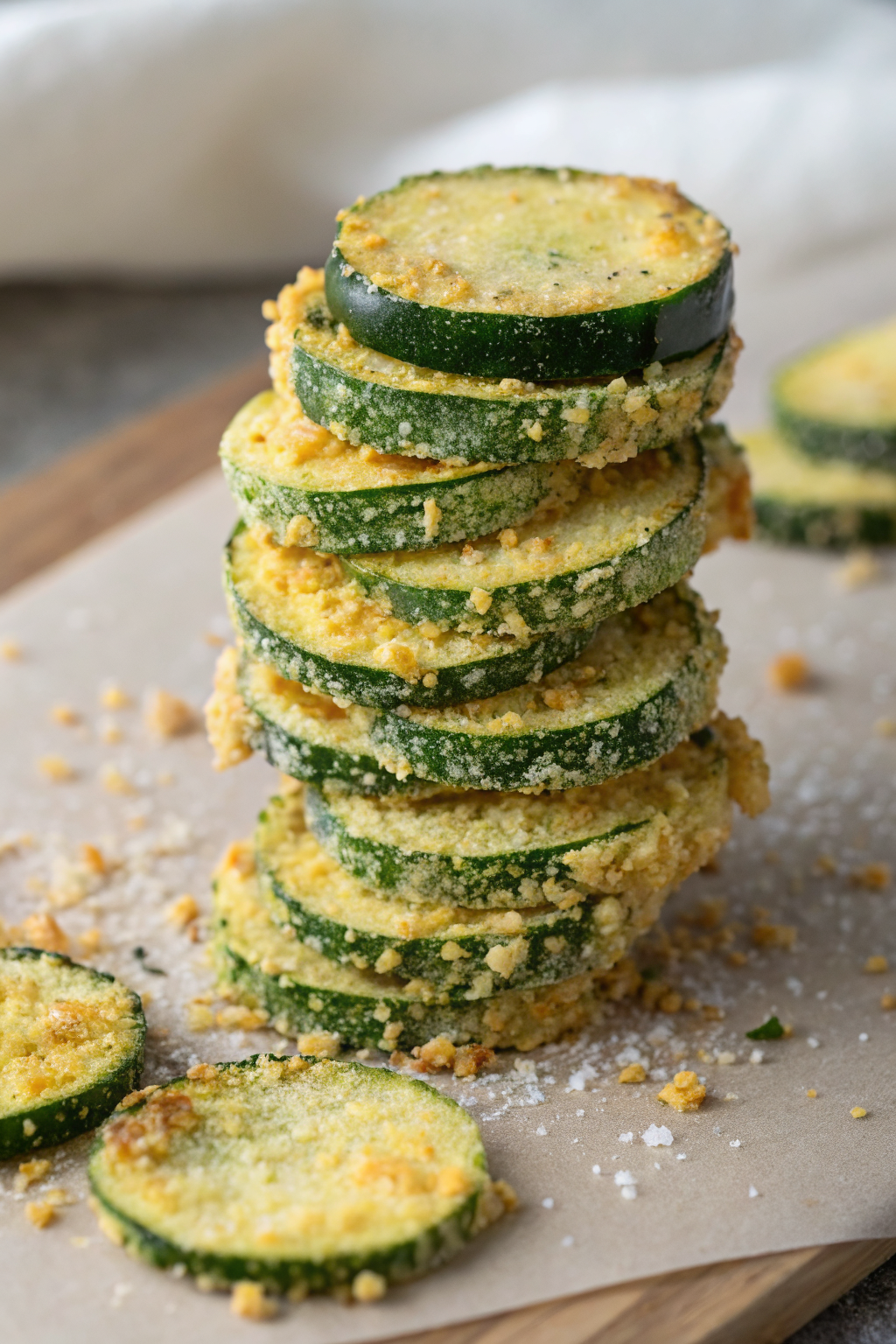 Baked Parmesan Zucchini Chips