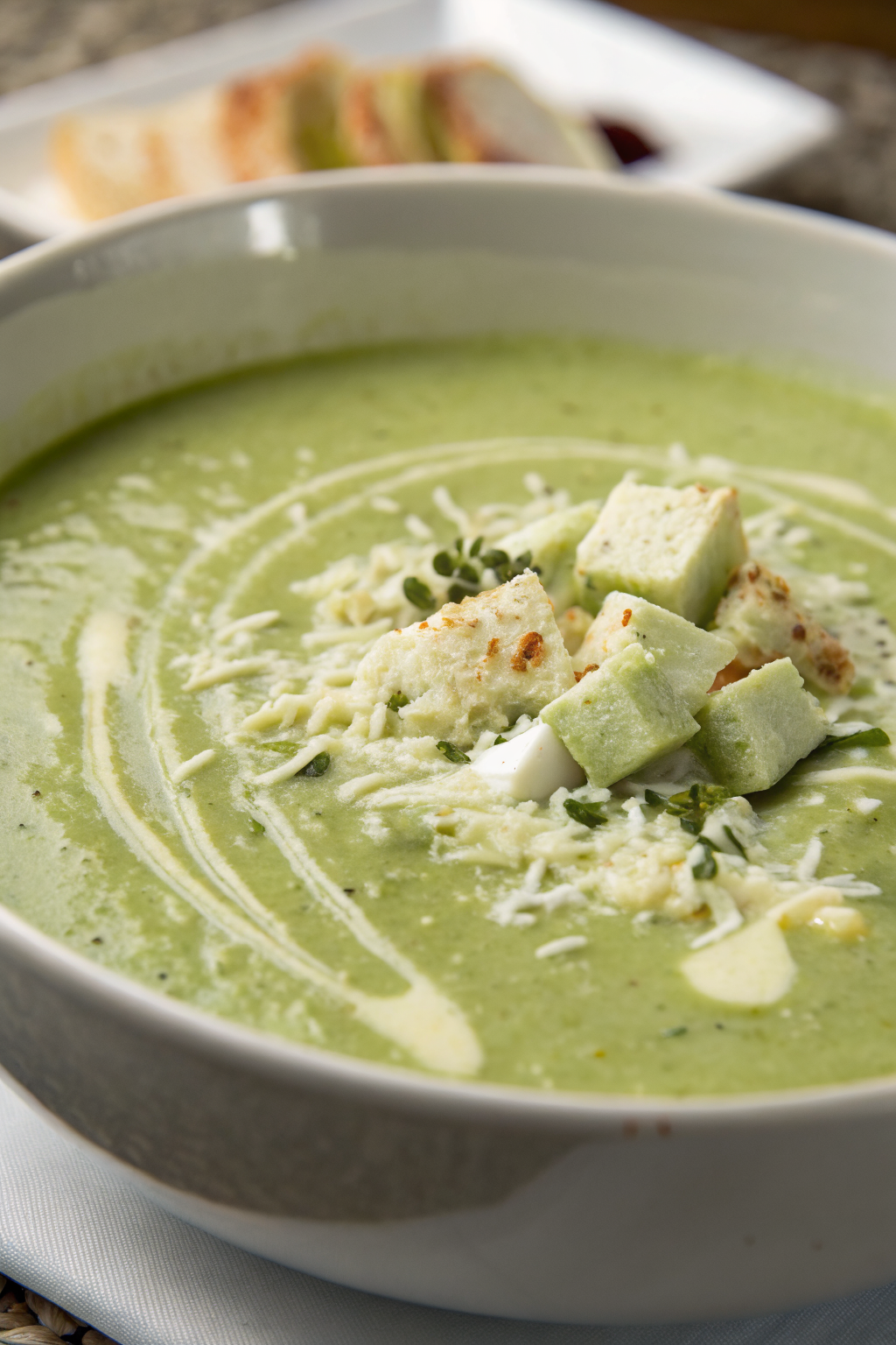 Creamy Italian Potato and Zucchini Soup