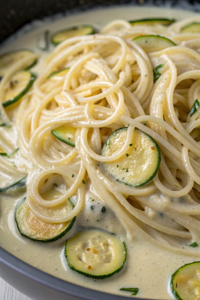 Creamy Zucchini Pasta Recipe